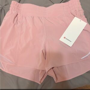 lululemon athletica Light Pink hotty hot shorts
